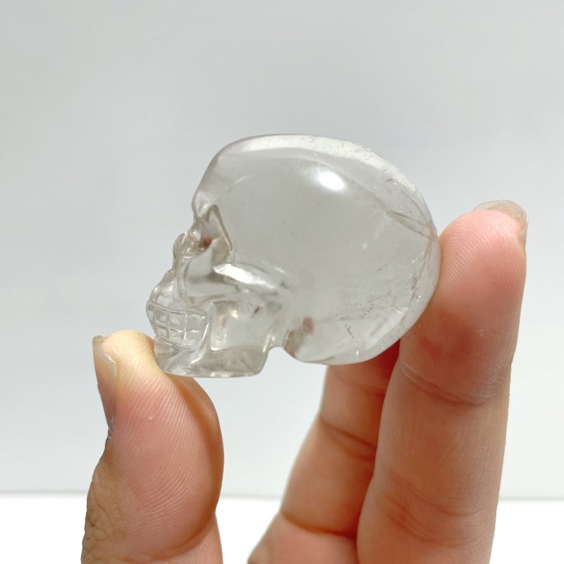 2.5 - 3.5cm Clear Quartz Skull Carving Wholesale - Wholesale Crystals