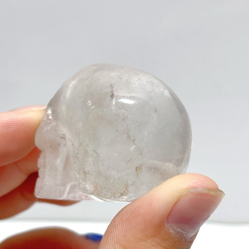 2.5 - 3.5cm Clear Quartz Skull Carving Wholesale - Wholesale Crystals