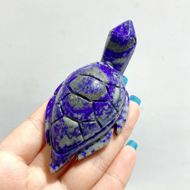 25 Pieces Lapis Lazuli Sea Turtles Carving - Wholesale Crystals