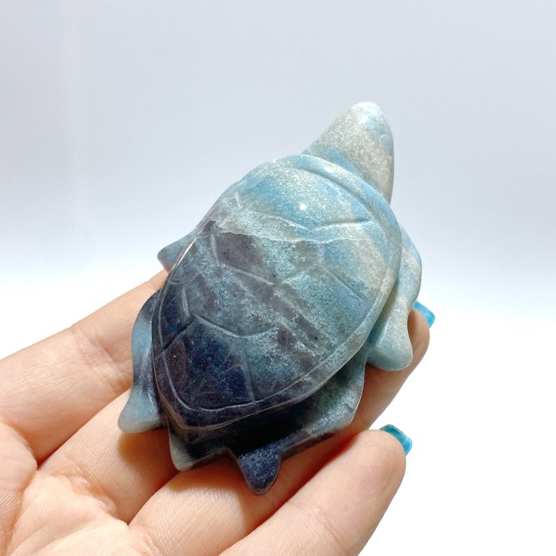 27 Pieces Trolleite Stone Sea Turtles Carving - Wholesale Crystals