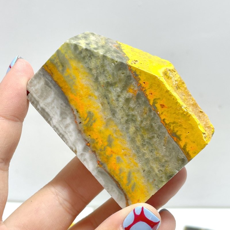 28 Pieces Beautiful Bumble Bee Jasper Polished Home Decor - Wholesale Crystals