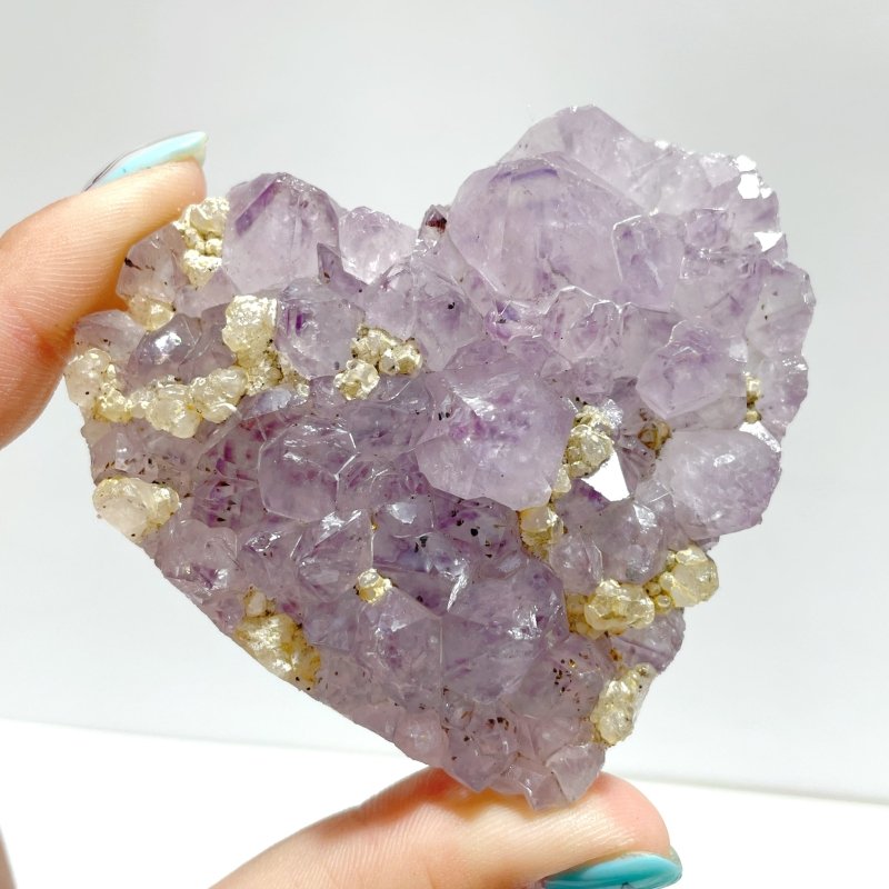 29 Pieces Beautiful Amethyst Cluster Heart - Wholesale Crystals