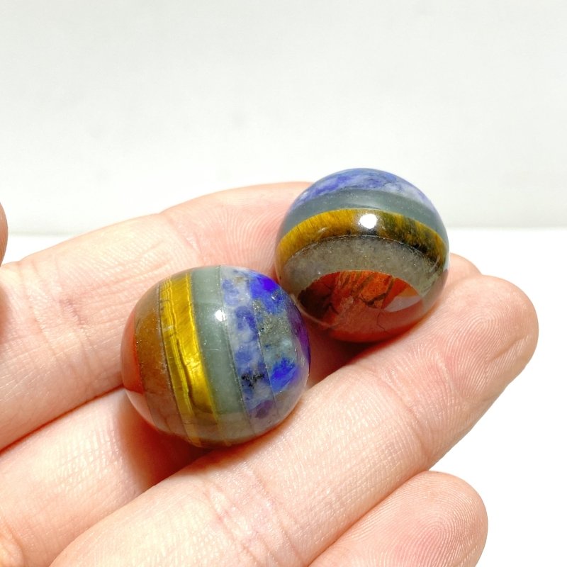 2CM 7 Chakra Spheres Wholesale - Wholesale Crystals
