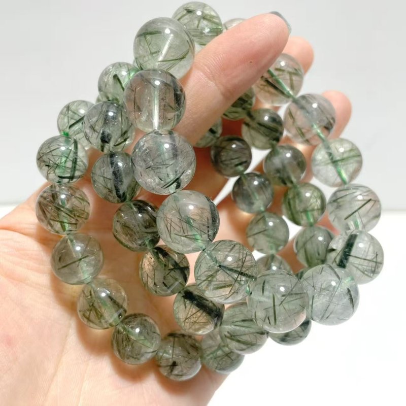 3 Pieces Green Tourmaline Bracelets - Wholesale Crystals