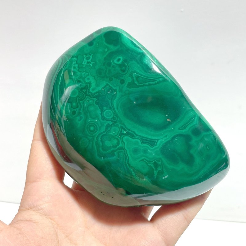 3 Pieces High Quality Polished Malachite Free Form - Wholesale Crystals