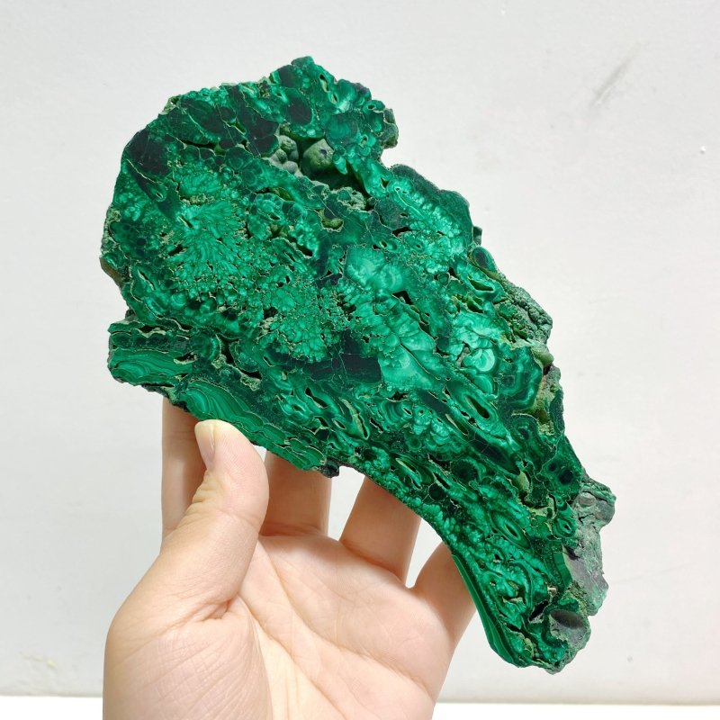 3 Pieces Large Polished Malachite Slab - Wholesale Crystals