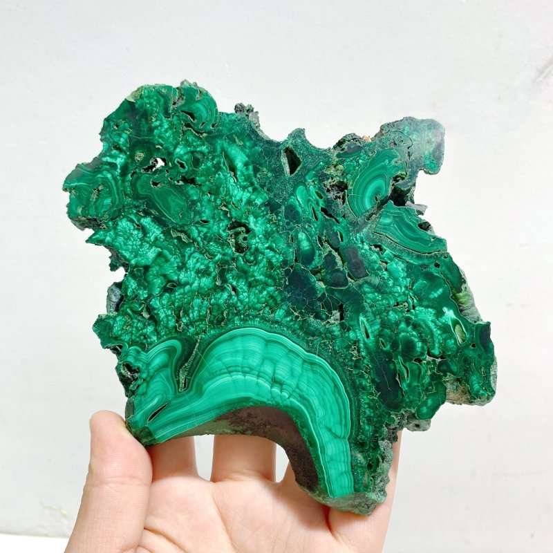 3 Pieces Large Polished Malachite Slab - Wholesale Crystals