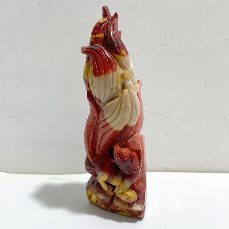 3 Pieces Mookaite Nine-tailed Fox Carving 7 -Wholesale Crystals