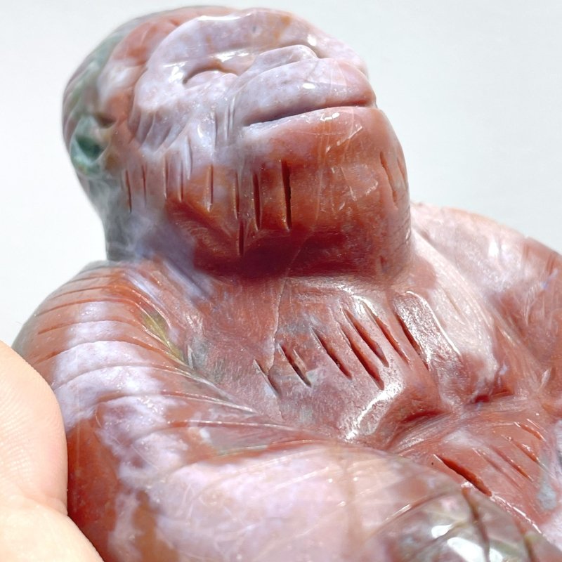 3 Pieces Ocean Jasper Chimpanzees Carving(Defect) Clearance - Wholesale Crystals