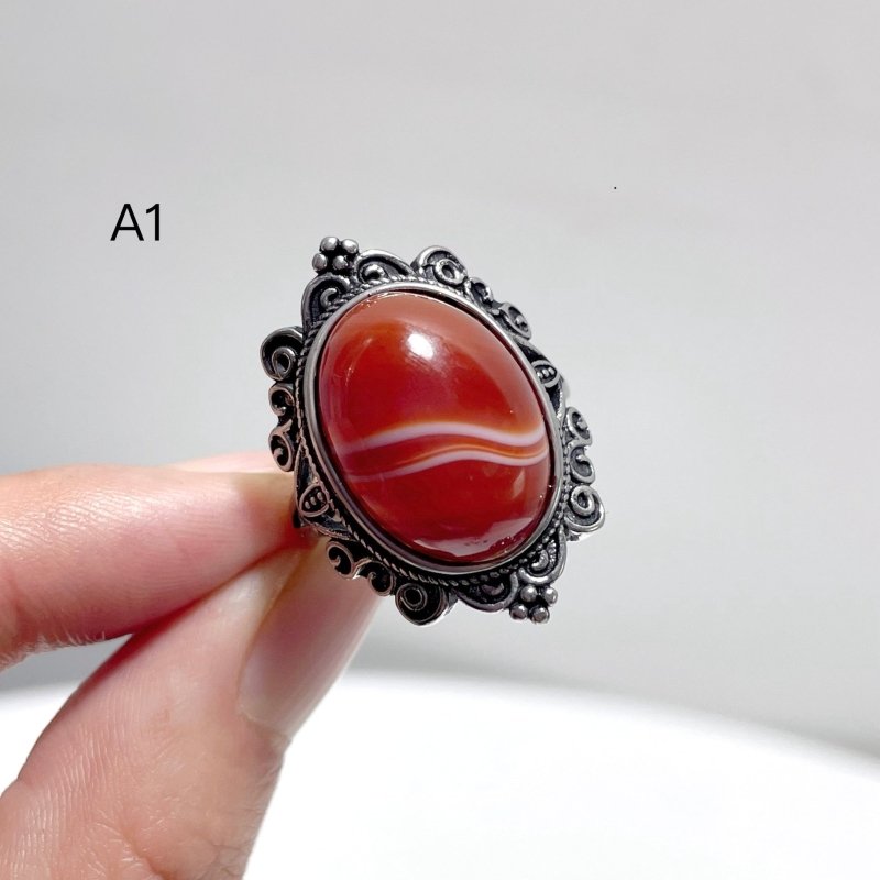 3 Style Vintage Carnelian Ring Wholesale - Wholesale Crystals