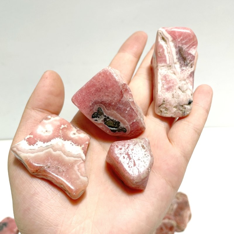 31 Pieces Rhodochrosite Free Form Mixed Size - Wholesale Crystals