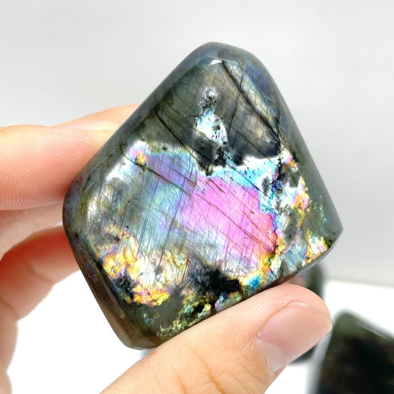32 Pieces Beautiful Purple Blue Labradorite Free Form - Wholesale Crystals