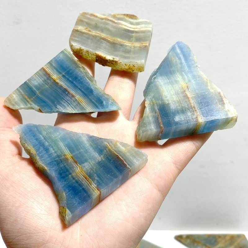 32 Pieces Blue Onyx Slab - Wholesale Crystals
