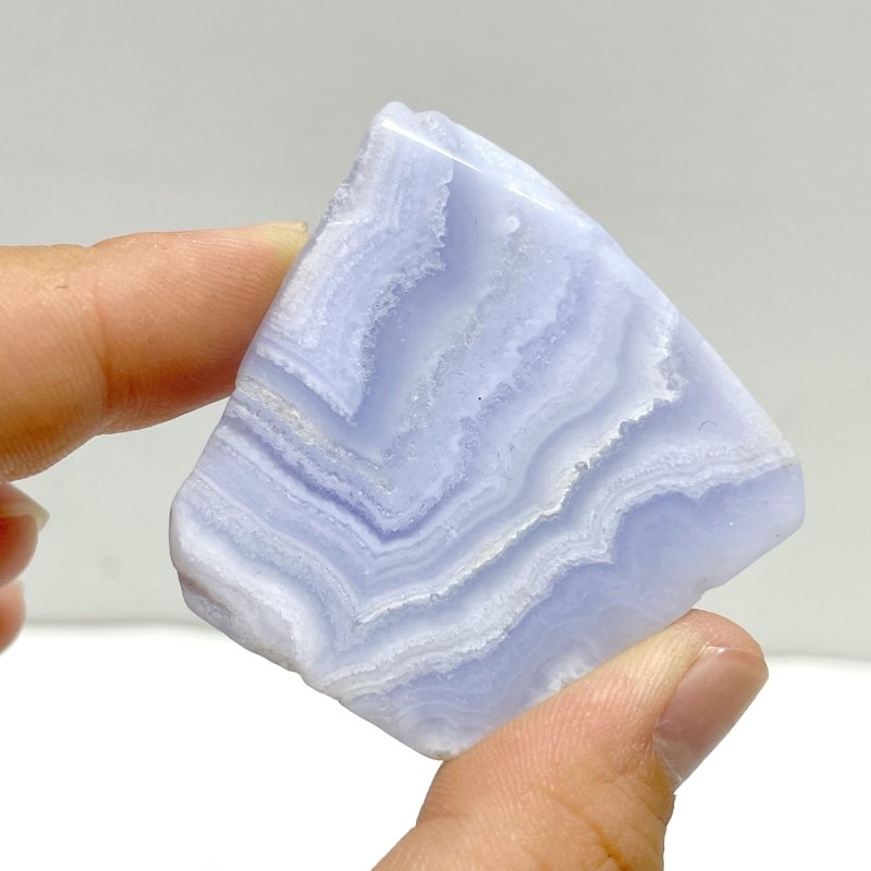 37 Pieces Beautiful Blue Lace Agate Free Form Mixed Size - Wholesale Crystals