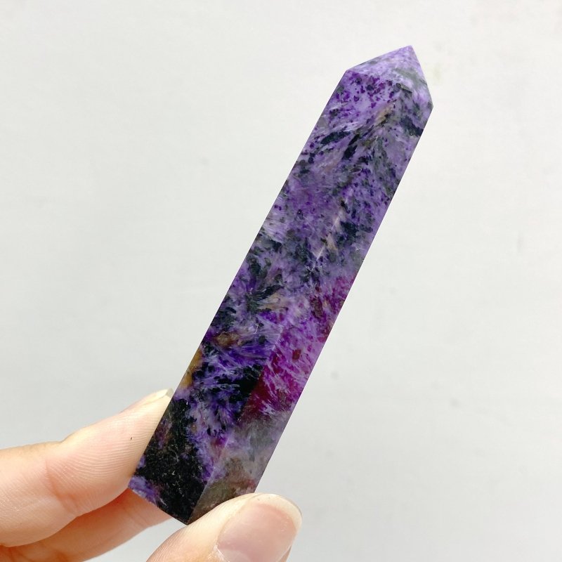 37 Pieces Charoite Tower Points -Wholesale Crystals