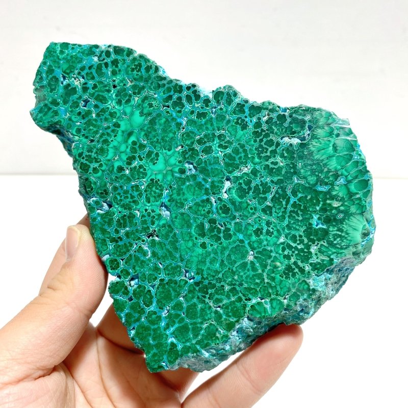 4 Pieces High Quality Chrysocolla Mixed Malachite Slab Specimen 6 - Wholesale Crystals