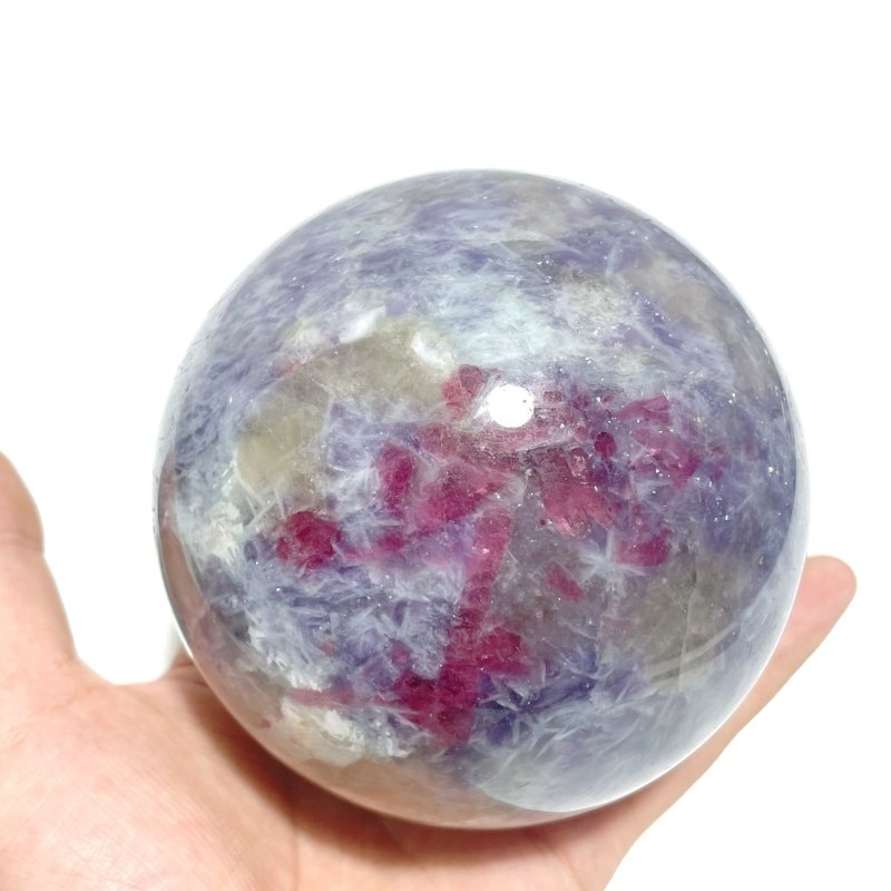 4 Pieces High Quality Large Unicorn Stone Spheres - Wholesale Crystals