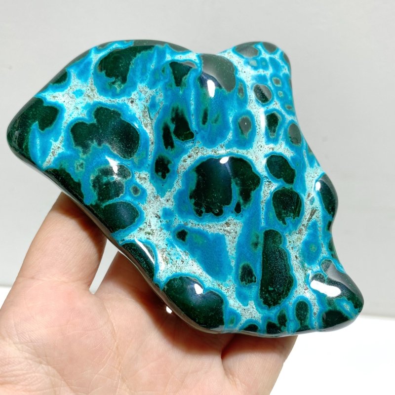 4 Pieces High Quality Polished Chrysocolla Mixed Malachite Home Decor 4 - Wholesale Crystals