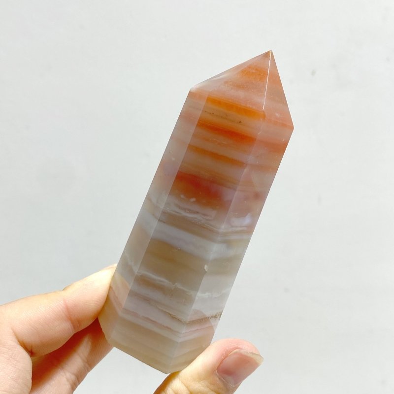 41 Pieces Stripe Agate Points - Wholesale Crystals