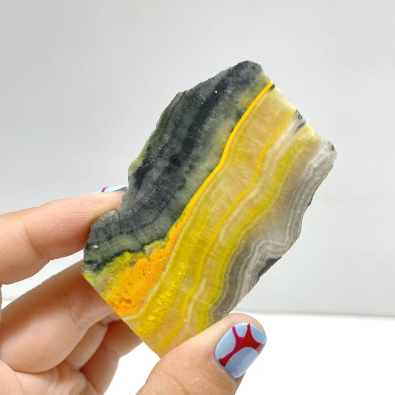 42 Pieces Bumble Bee Jasper Polished Home Decor - Wholesale Crystals