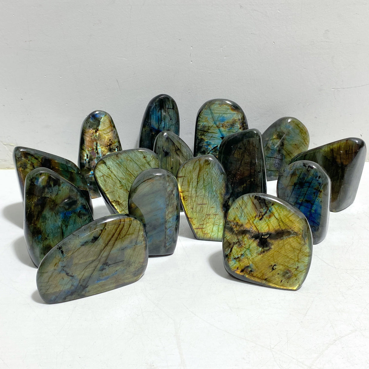 15 Pieces Labradorite Polished Free Form