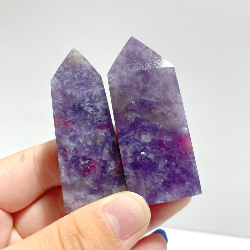 4.5 - 7.5CM Small Unicorn Stone Four - sided Tower Point Wholesale - Wholesale Crystals
