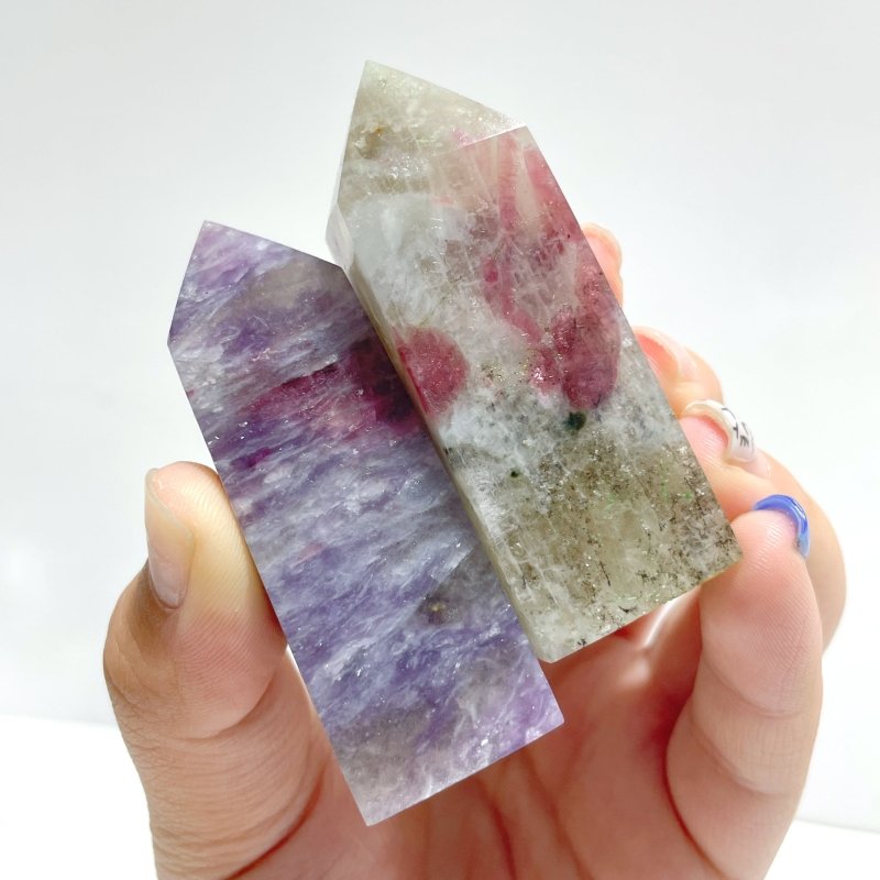 4.5 - 7.5CM Small Unicorn Stone Four - sided Tower Point Wholesale - Wholesale Crystals