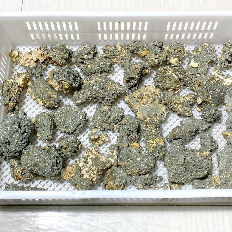 45 Pieces Raw Pyrite Stones (Sea Freight Only) -Wholesale Crystals