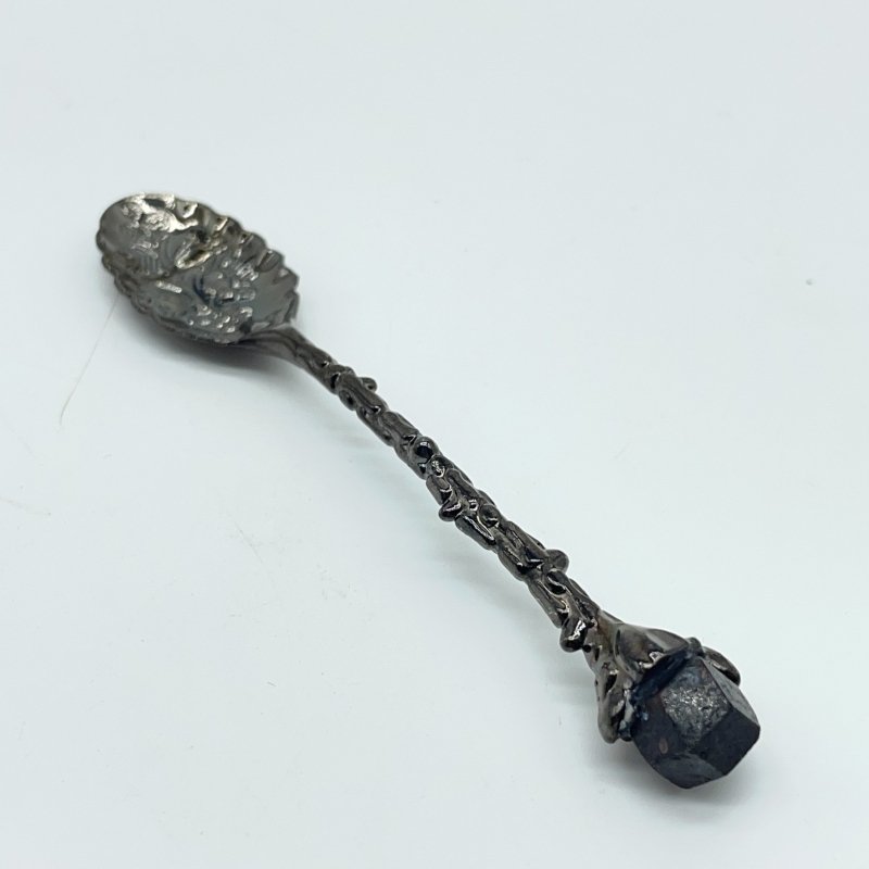 5 Colors Coffee Spoon With Garnet Raw Stone Wholesale -Wholesale Crystals