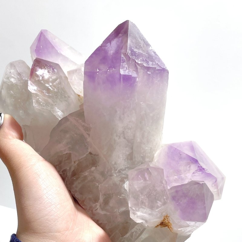 5 Pieces Large Amethyst Cluster Tower Point - Wholesale Crystals