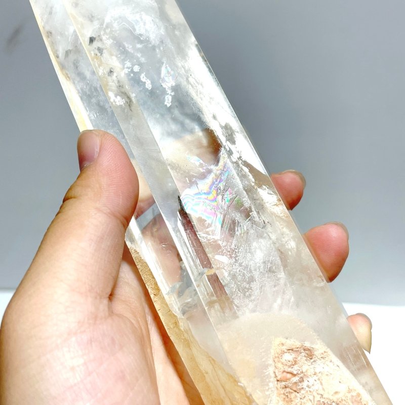 5 Pieces Large Clear Quartz Tower Point - Wholesale Crystals