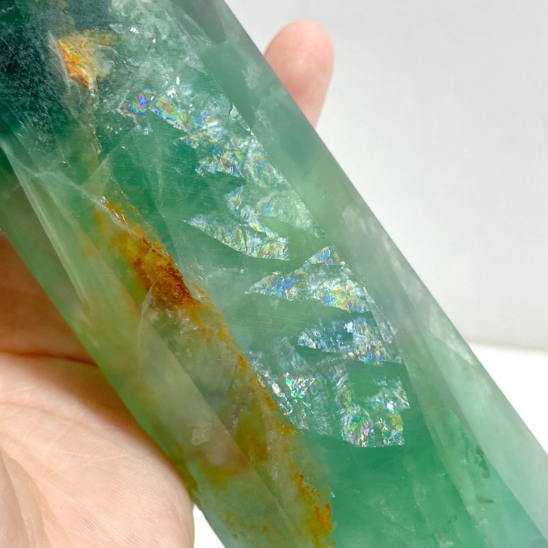 5 Pieces Large Fluorite Crystal Point -Wholesale Crystals