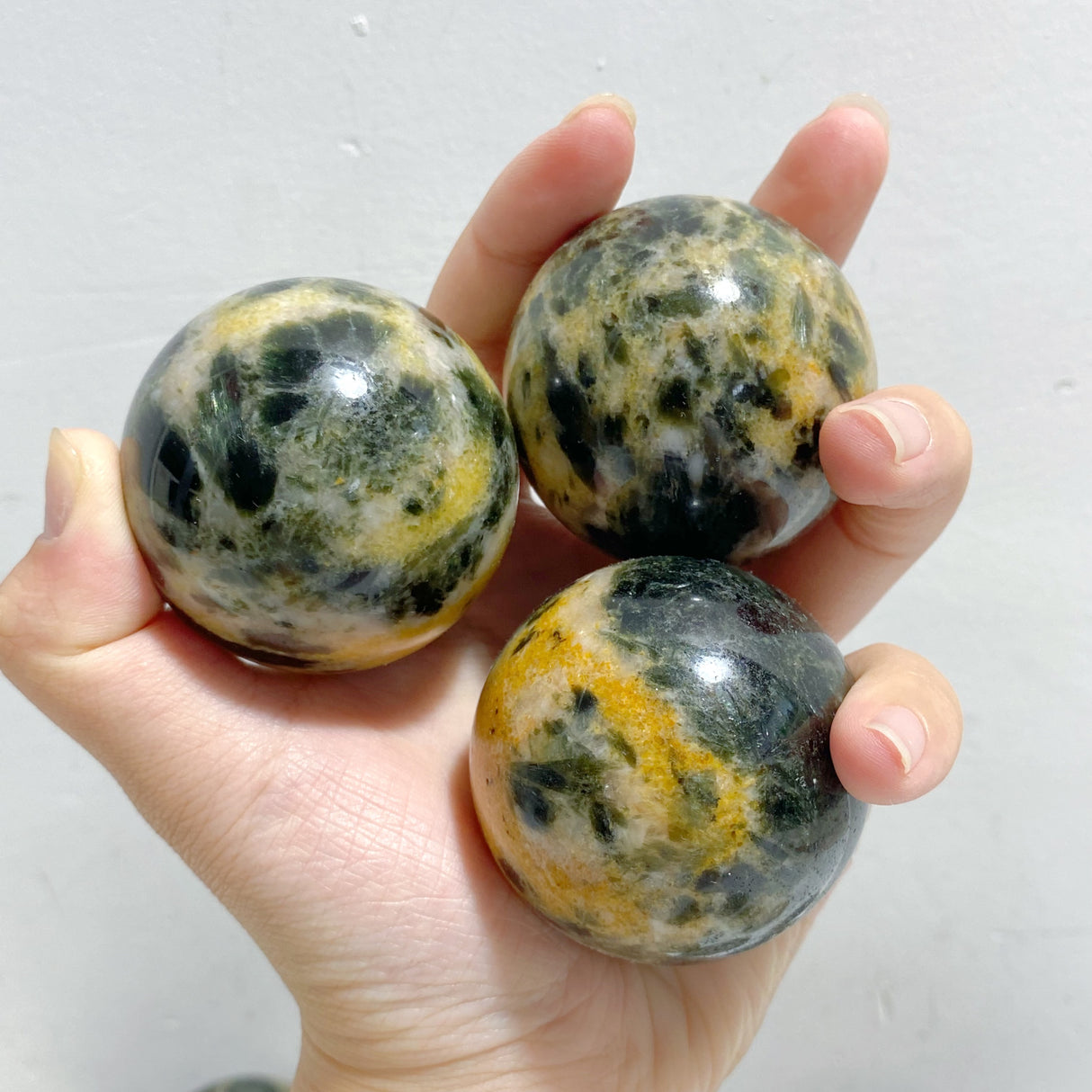 24 Pieces Seraphinite Spheres