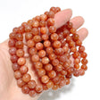 6 Pieces High Quality Sunstone Bracelets For Collection - Wholesale Crystals