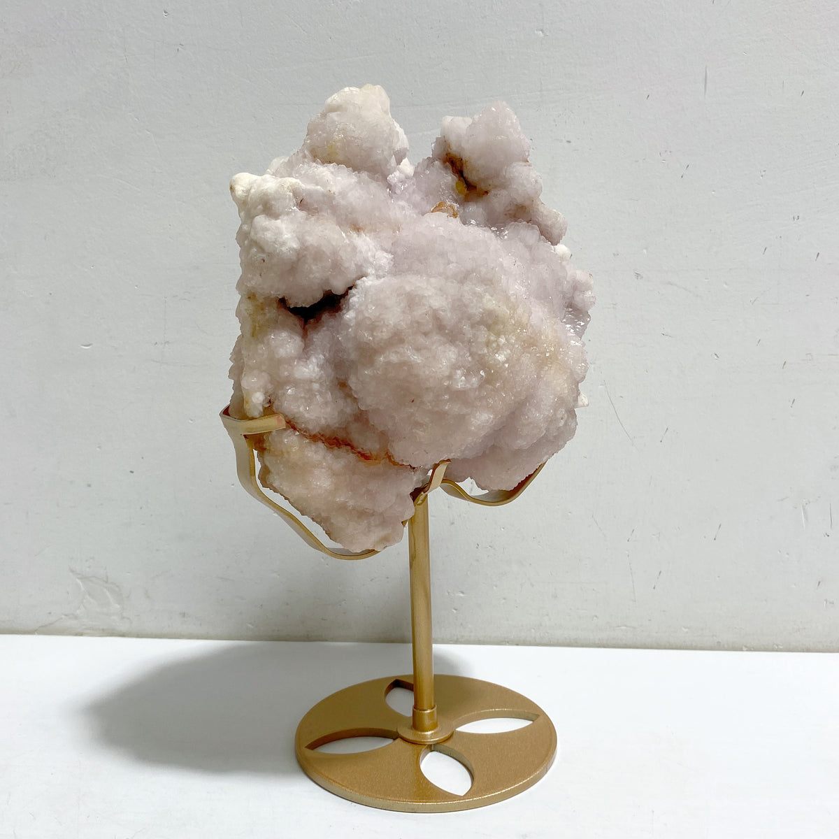 2 Pieces Raw Stilbite Specimen With Stand #4
