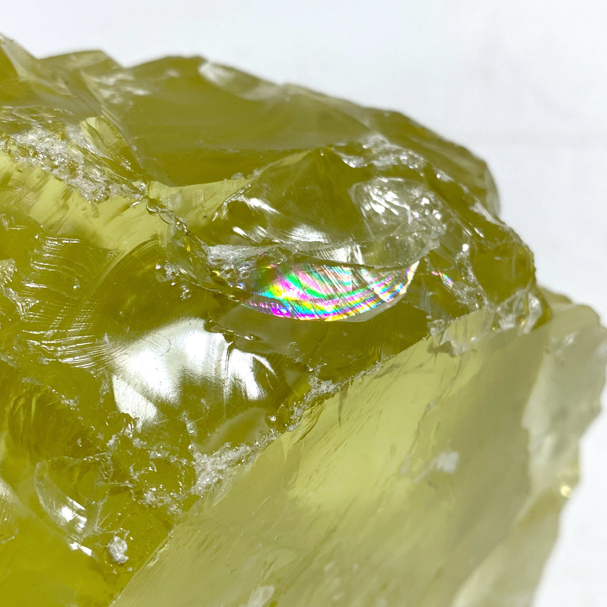 Large Citrine Raw Stone Specimen With Beautiful Rainbow #7