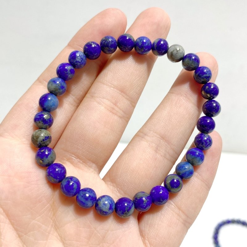 6mm Beautiful Lapis Lazuli Bracelets Wholesale -Wholesale Crystals