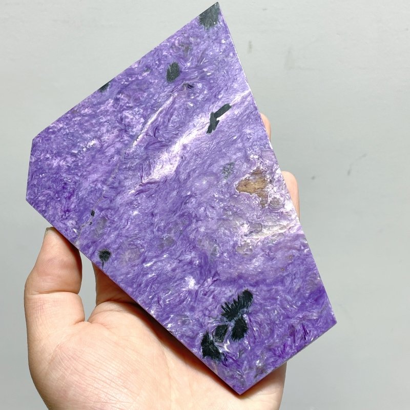 7 Pieces Beautiful High Quality Charoite Slab - Wholesale Crystals