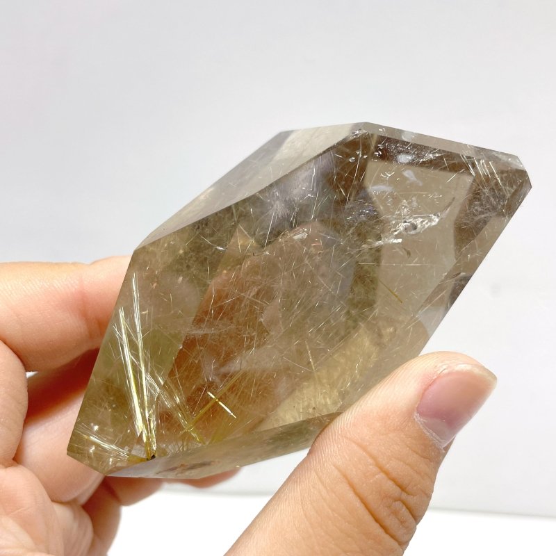 7 Pieces High Quality Gold Rutile Quartz Crystal Free Form - Wholesale Crystals