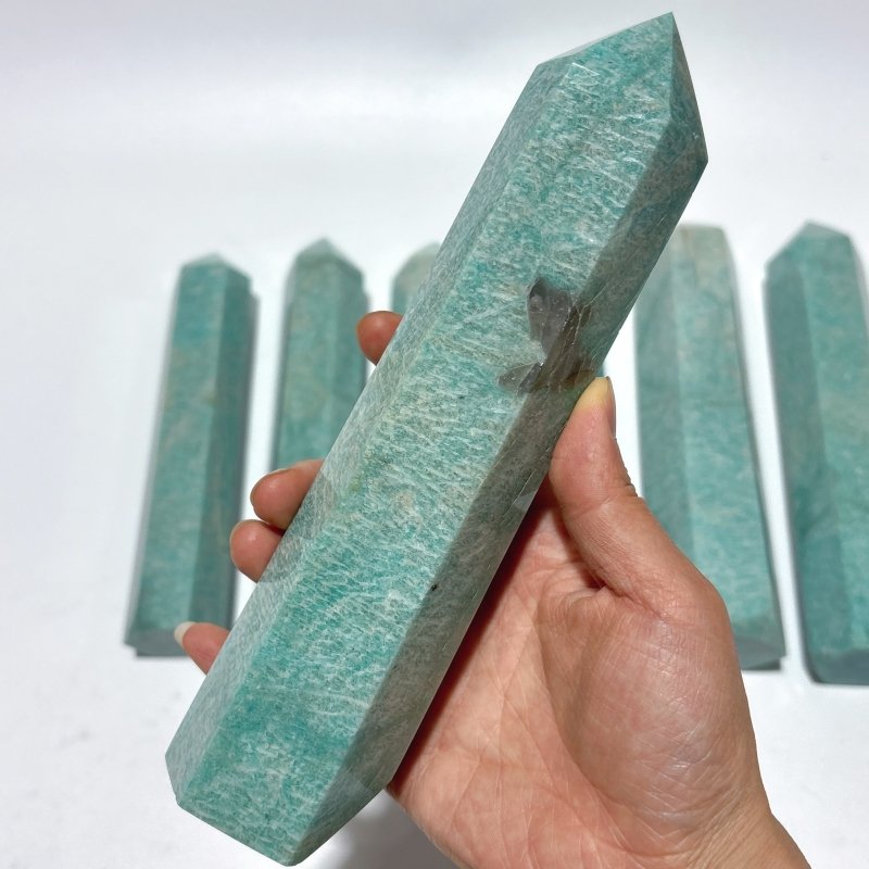 7 Pieces Large Amazonite Crystal Tower -Wholesale Crystals