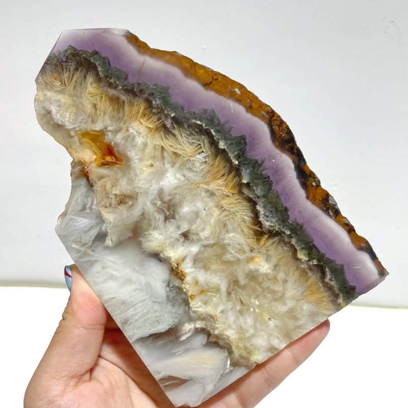 7 Pieces Large Fluorite Mixed Pyrite Point - Wholesale Crystals