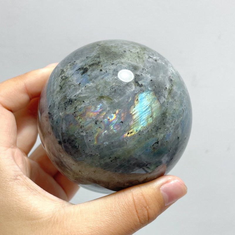7 Pieces Large Labradorite Spheres Clearance - Wholesale Crystals