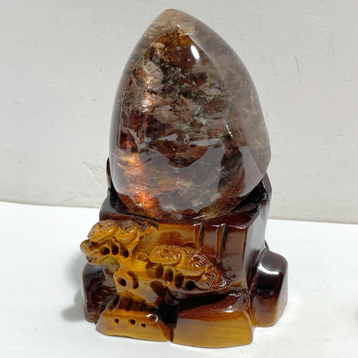 2 Pieces Beautiful Garden Quartz With Stand