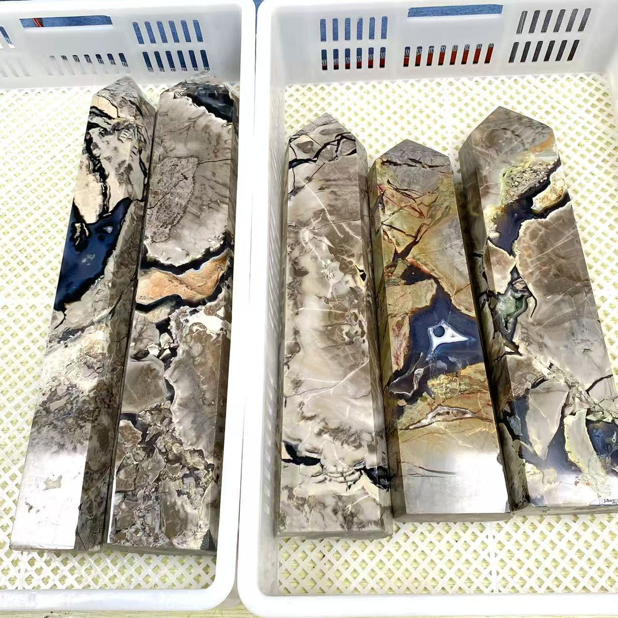 5 Pieces Volcanic Agate Large Tower (Sea Freight Only)