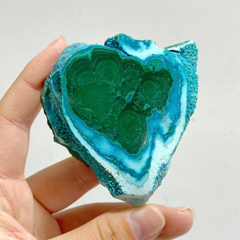 8 Pieces Beautiful Chrysocolla Mixed Malachite Slab High Quality Specimen - Wholesale Crystals