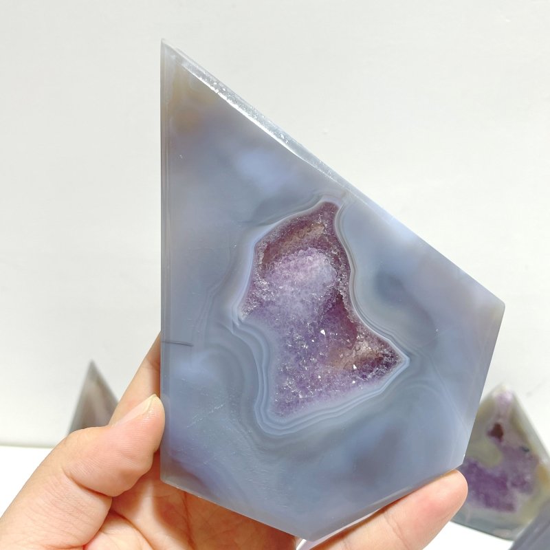 8 Pieces Beautiful Large Geode Druzy Agate Arrow Head Shape - Wholesale Crystals