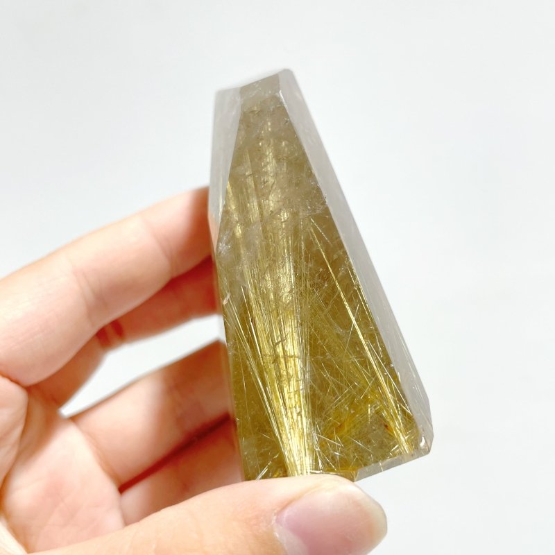 8 Pieces High Quality Golden Rutile Quartz Free Form Home Decor - Wholesale Crystals