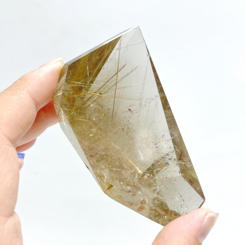 8 Pieces High Quality Golden Rutile Quartz Free Form Home Decor - Wholesale Crystals