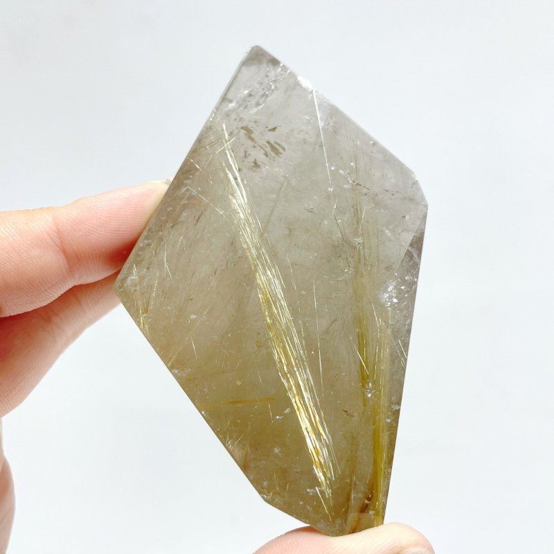 8 Pieces High Quality Golden Rutile Quartz Free Form Home Decor - Wholesale Crystals