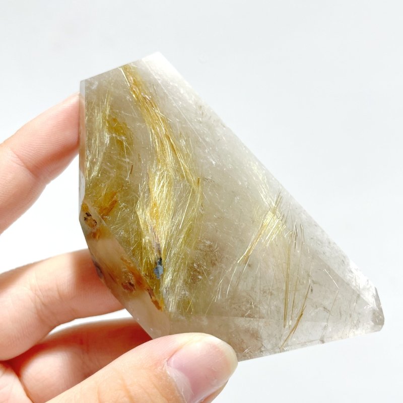8 Pieces High Quality Golden Rutile Quartz Free Form Home Decor - Wholesale Crystals